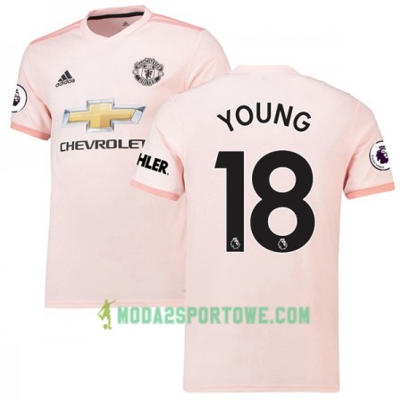 Koszulka Manchester United Ashley Young 18 Wyjazdowe Stroje Piłkarskie 2018-2019 Krótki Rękaw